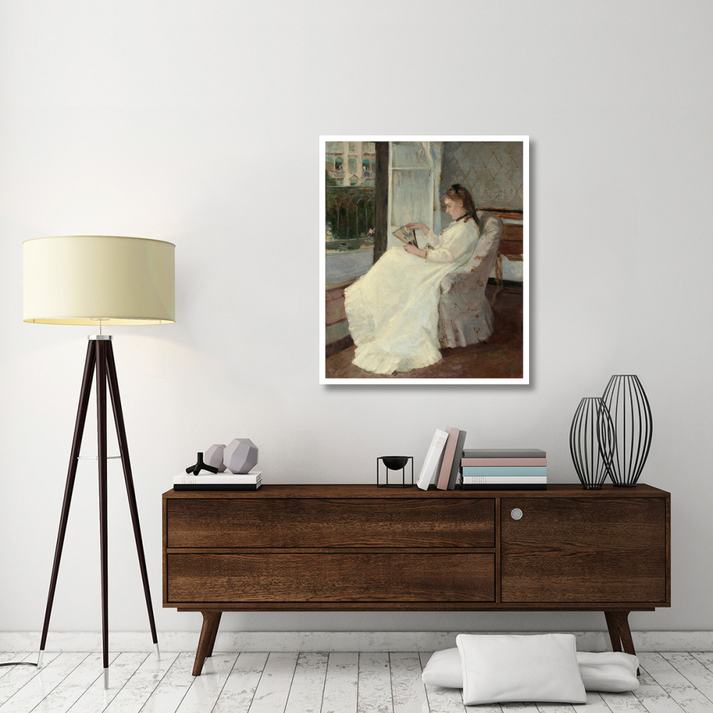 The Artist's Sister at a Window, 1869-Paper Art-35&quotx42"