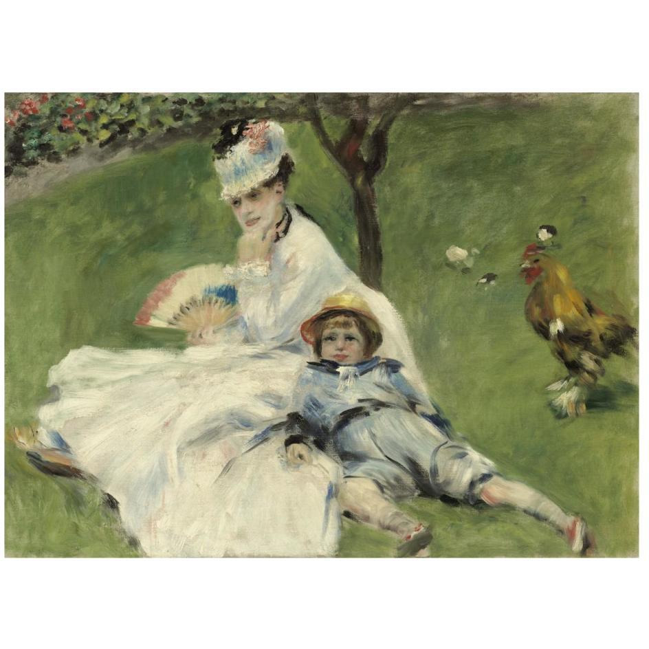 Madame Monet and Her Son-Paper Art-26&quotx20"
