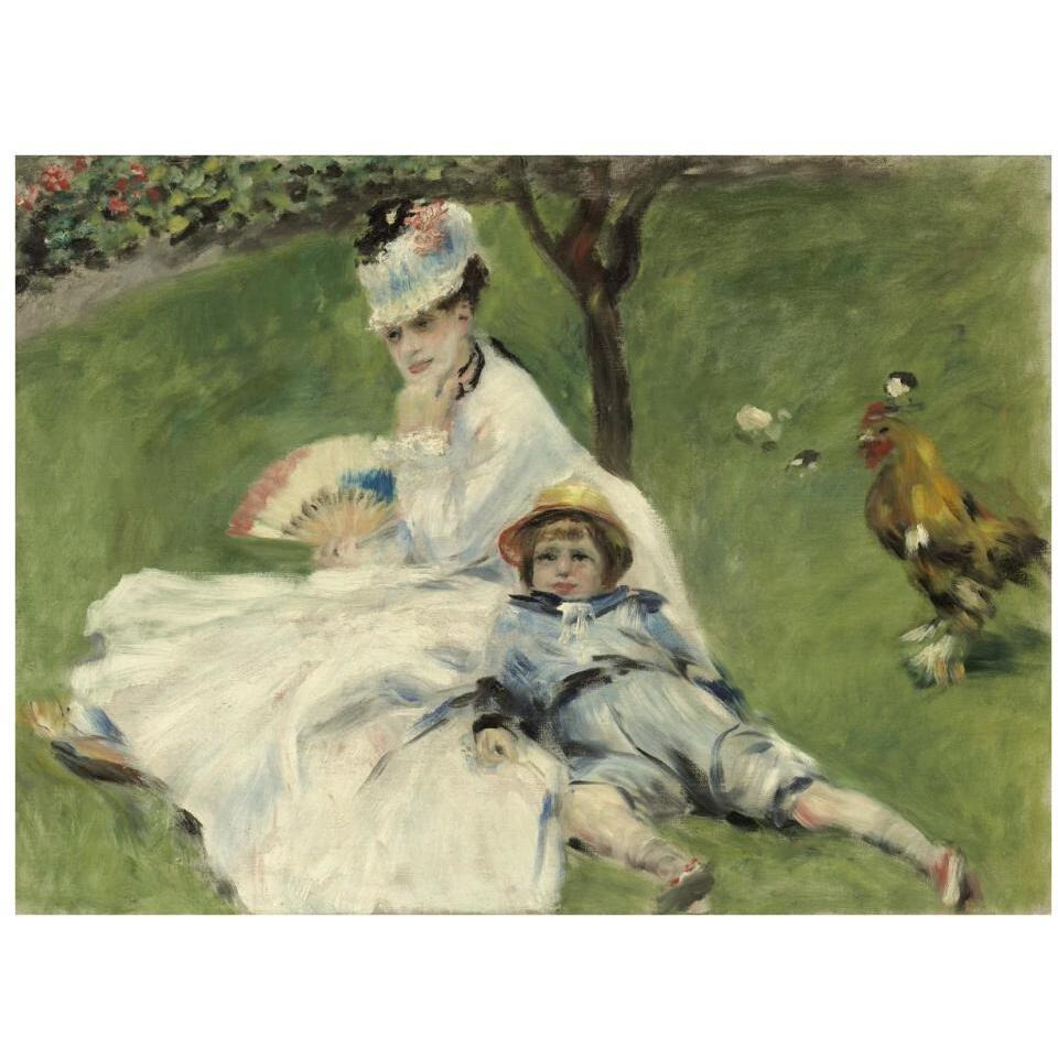 Madame Monet and Her Son-Paper Art-34&quotx26"