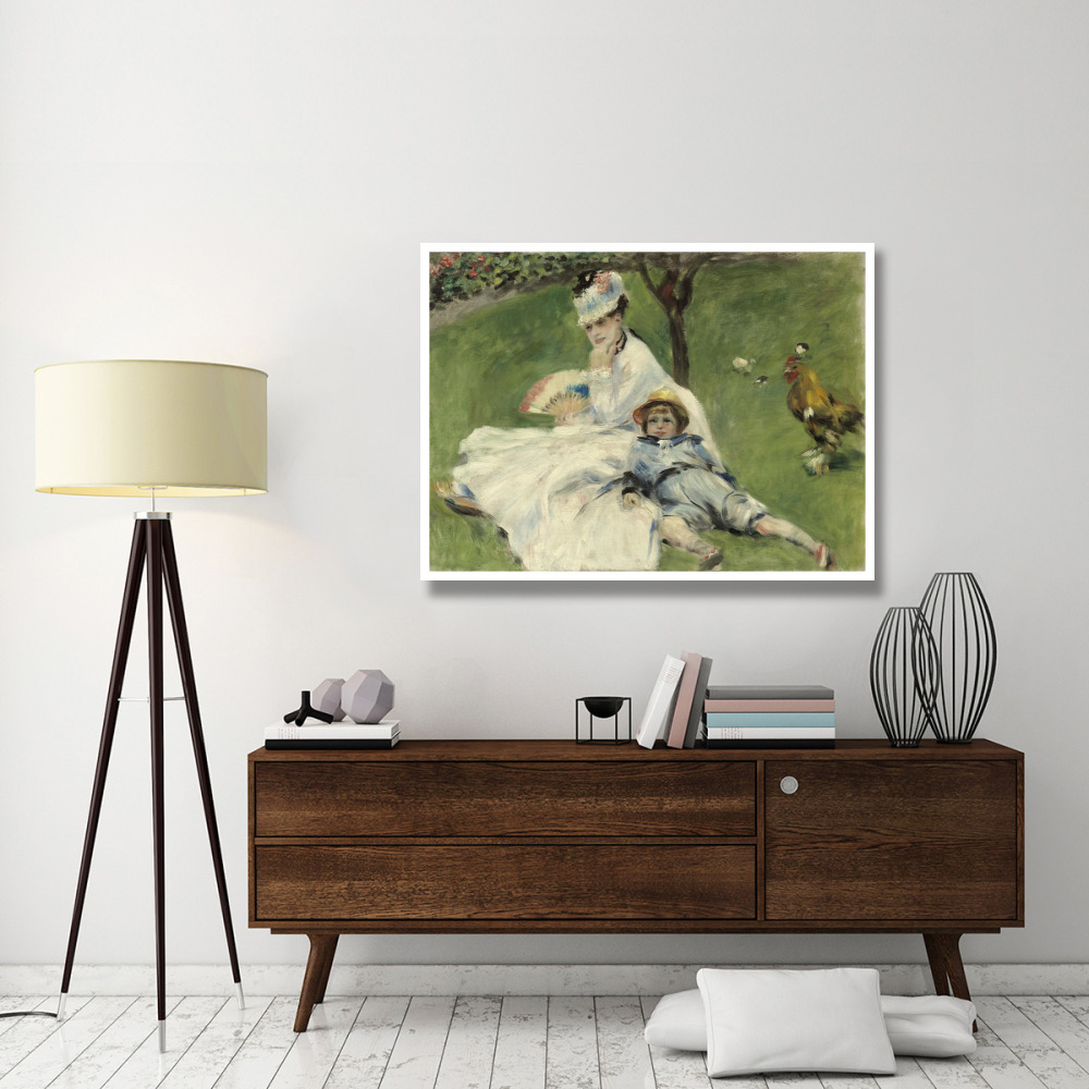 Madame Monet and Her Son-Paper Art-50&quotx38"