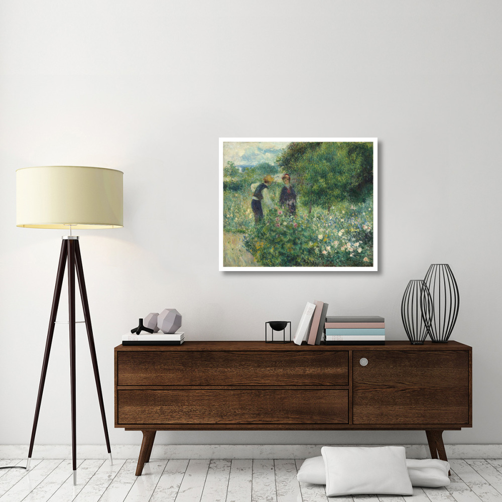 Picking Flowers-Paper Art-38&quotx32"