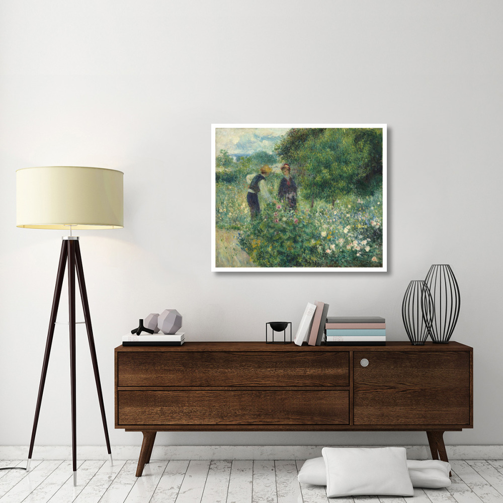 Picking Flowers-Paper Art-42&quotx35"
