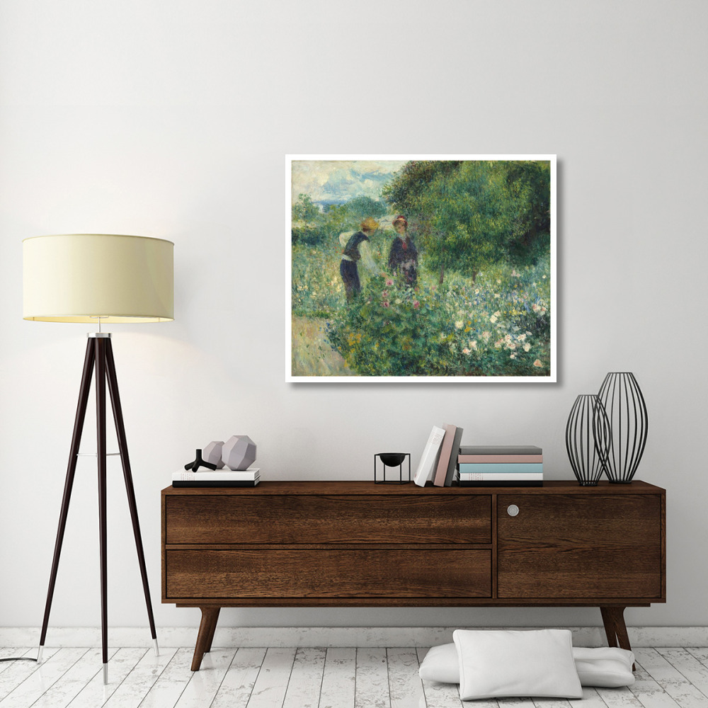 Picking Flowers-Paper Art-46&quotx39"