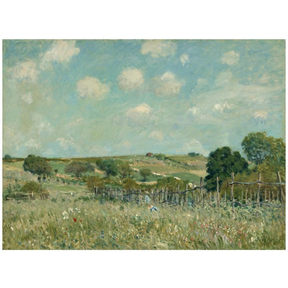 Meadow, 1875-Paper Art-42&quotx32"