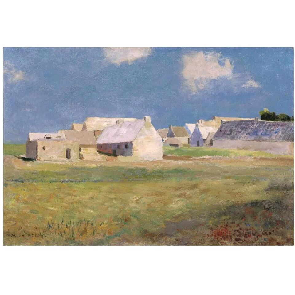 Breton Village, 1890-Paper Art-38&quotx26"
