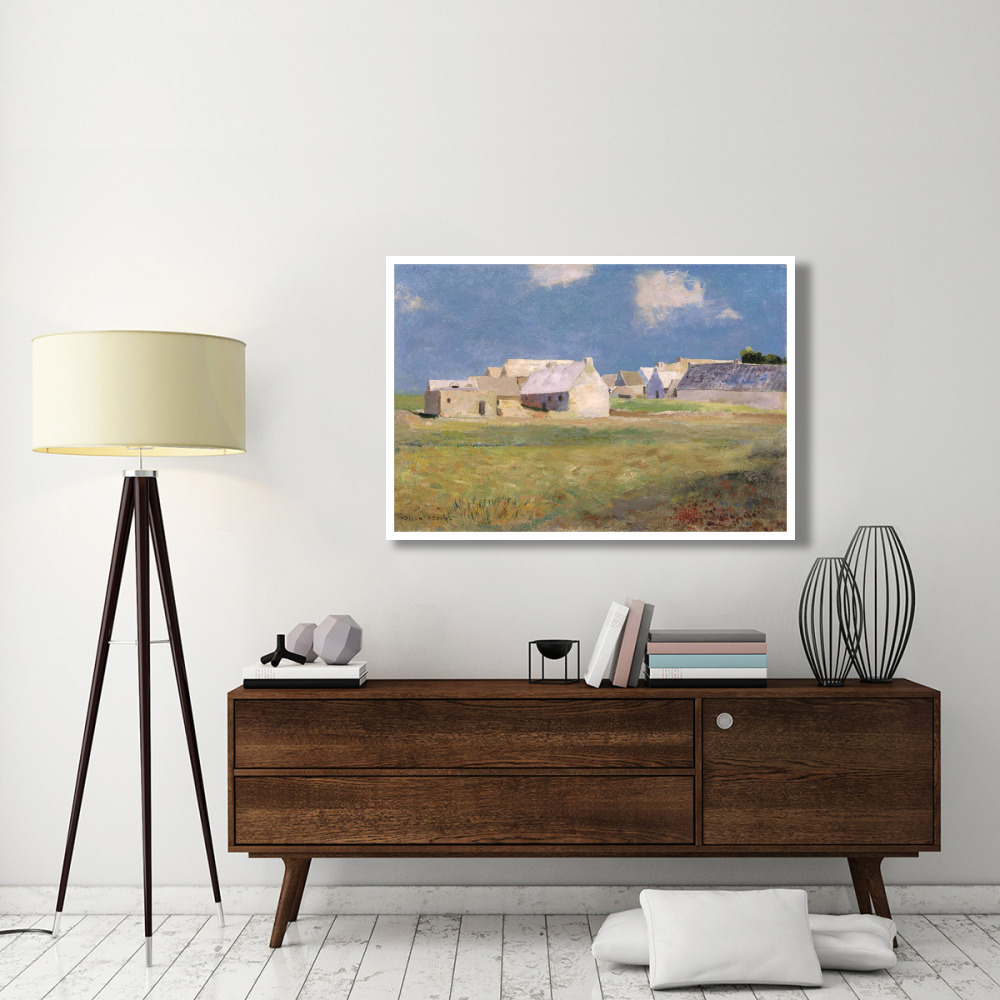 Breton Village, 1890-Paper Art-50&quotx34"