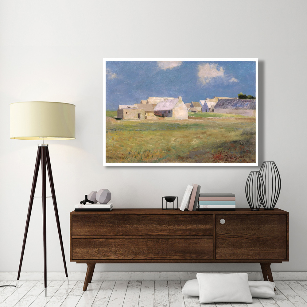 Breton Village, 1890-Paper Art-62&quotx42"