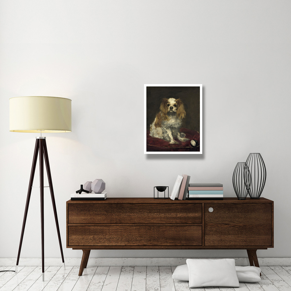 A King Charles Spaniel-Paper Art-24&quotx30"