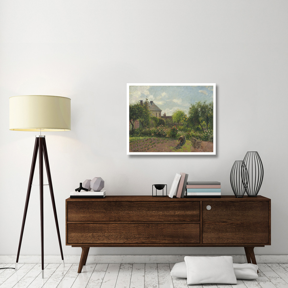 The Artist's Garden at Eragny, 1898-Paper Art-37&quotx30"
