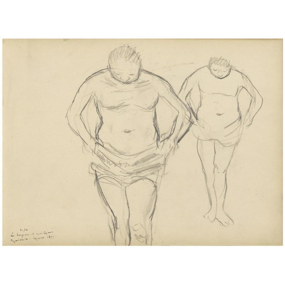 Copies of Cezanne's Bathers-Paper Art-42&quotx32"