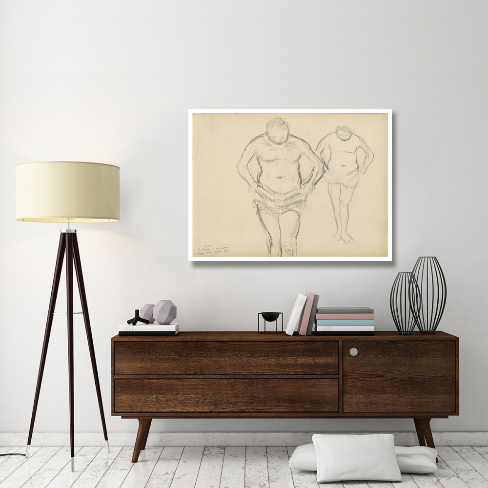Copies of Cezanne's Bathers-Paper Art-50&quotx38"