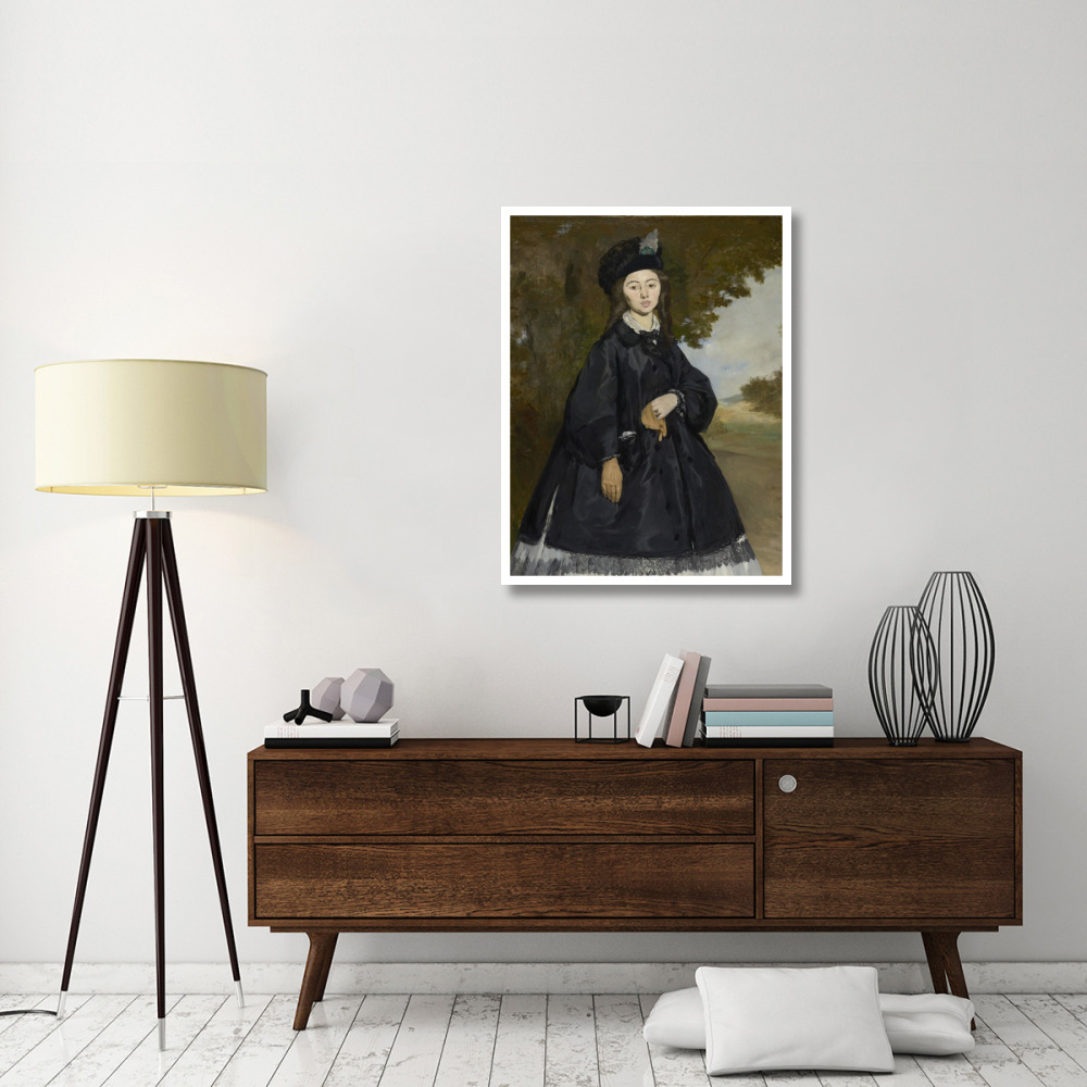 Portrait of Madame Brunet-Paper Art-32&quotx42"