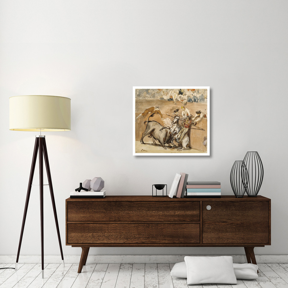 Bullfight-Paper Art-32&quotx29"