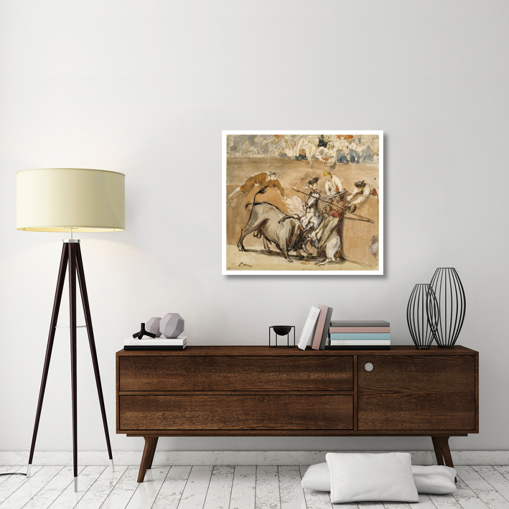 Bullfight-Paper Art-38&quotx34"