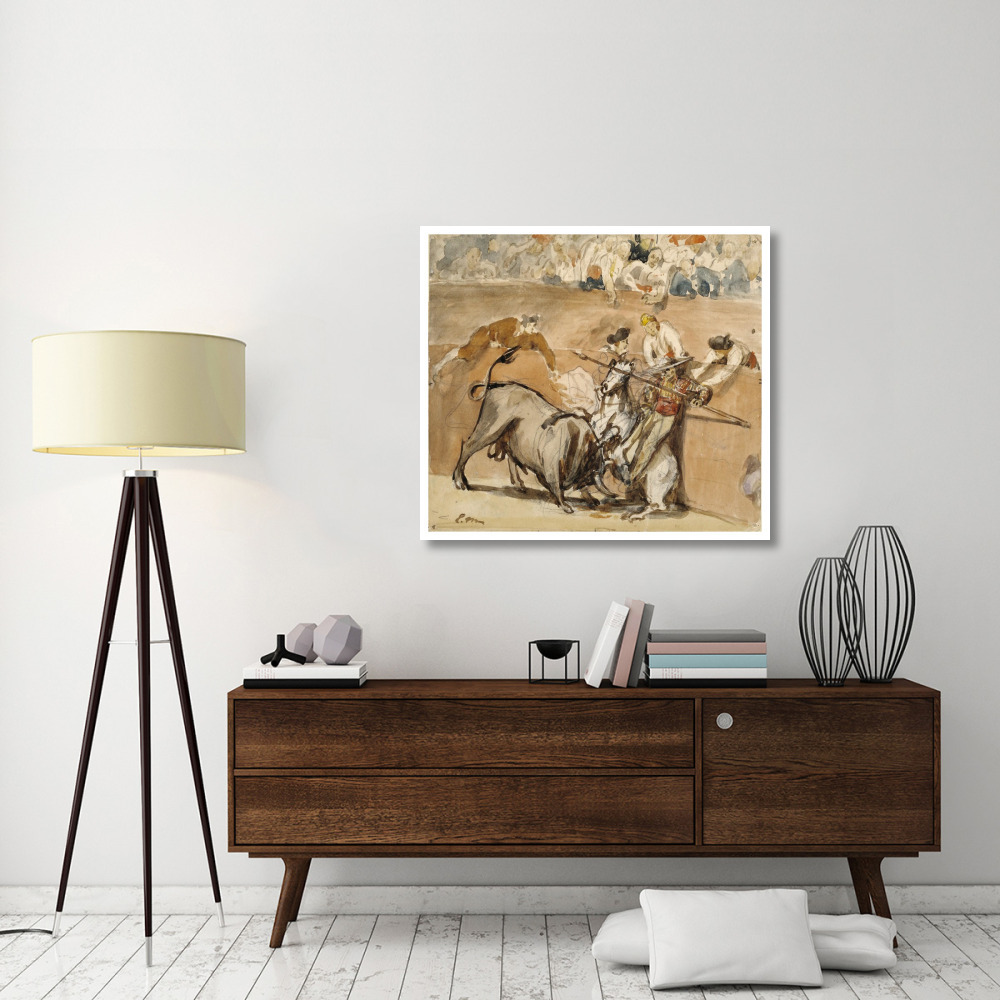 Bullfight-Paper Art-42&quotx38"