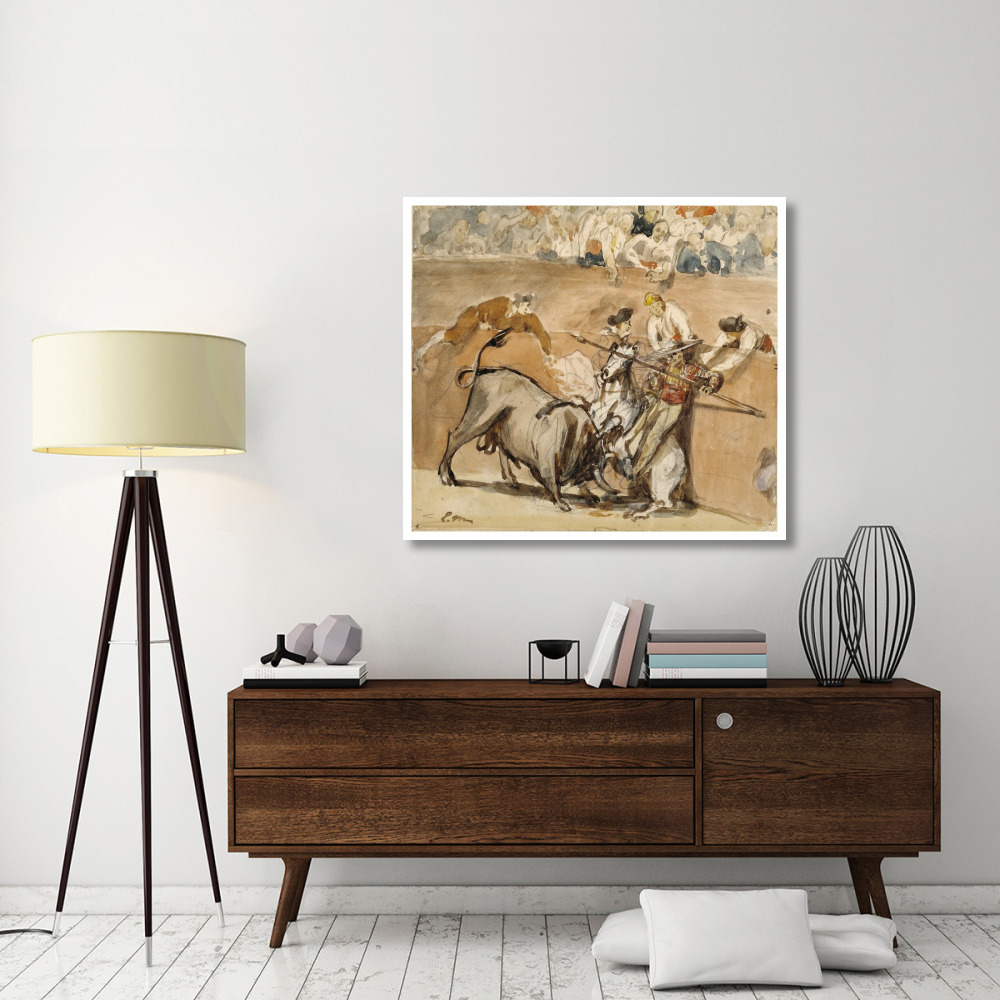 Bullfight-Paper Art-46&quotx41"