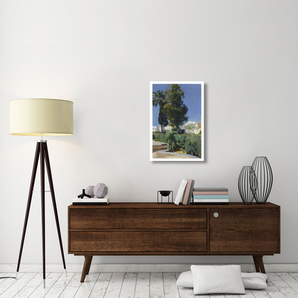 Corner of the Garden, Alcazar, Sevilla-Paper Art-22&quotx32"