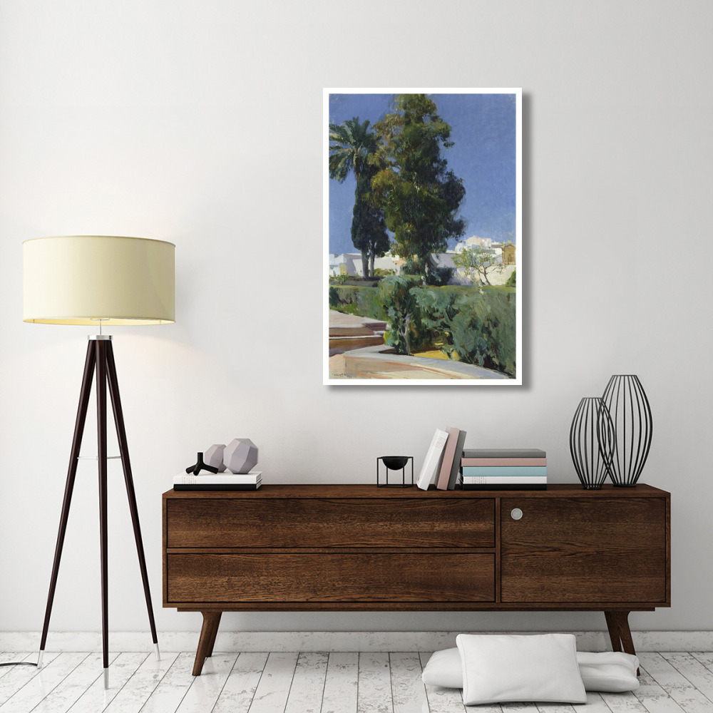Corner of the Garden, Alcazar, Sevilla-Paper Art-34&quotx50"