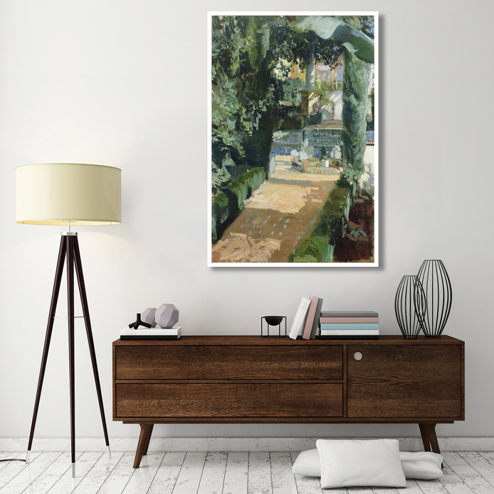 Court of the Dances, Alcazar, Sevilla-Paper Art-42&quotx62"