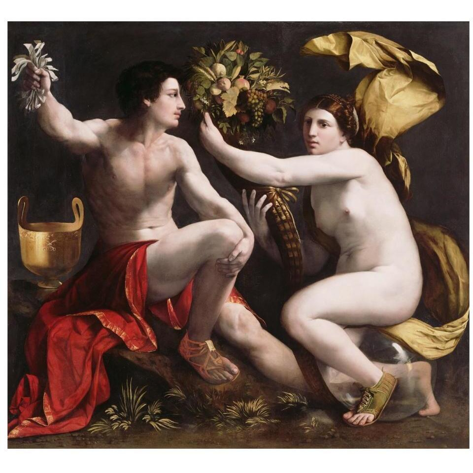 Allegory of Fortune-Paper Art-32&quotx30"
