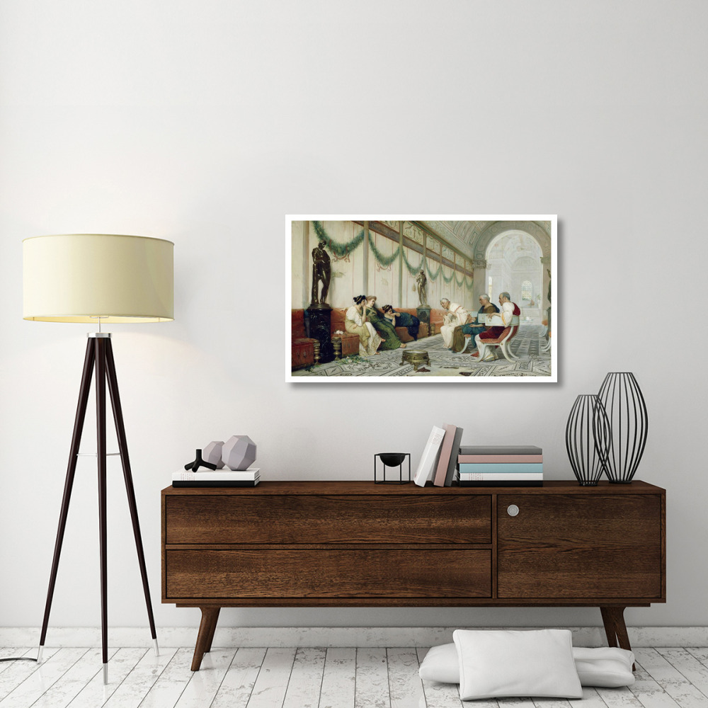 Interior of Roman Building with Figures-Paper Art-46&quotx28"
