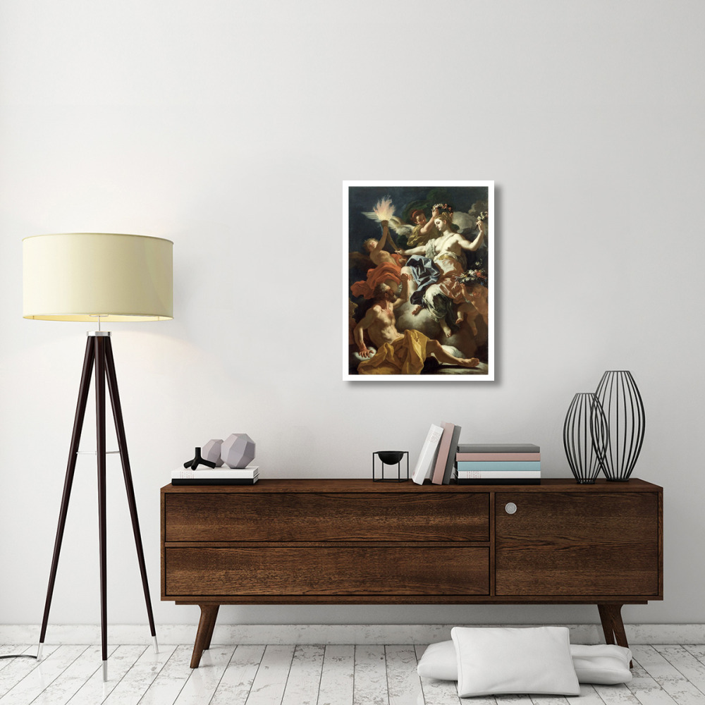 Aurora Taking Leave of Tithonus-Paper Art-26&quotx34"