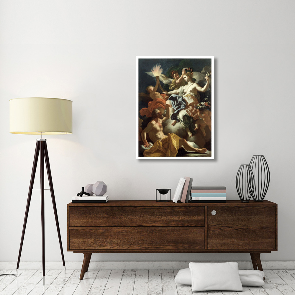 Aurora Taking Leave of Tithonus-Paper Art-32&quotx42"