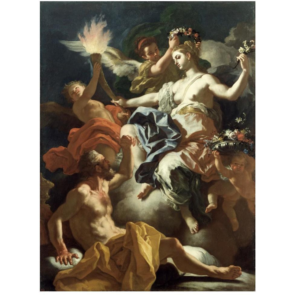 Aurora Taking Leave of Tithonus-Paper Art-38&quotx50"
