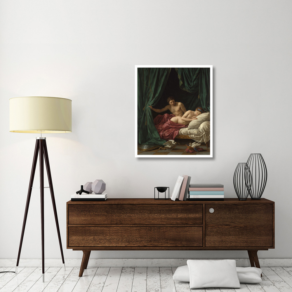 Mars and Venus, Allegory of Peace (Mars et Venus, allegorie sur la Paix)-Paper Art-32&quotx38"