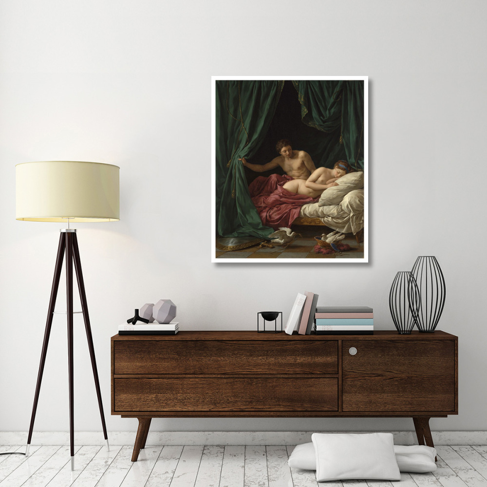 Mars and Venus, Allegory of Peace (Mars et Venus, allegorie sur la Paix)-Paper Art-39&quotx46"