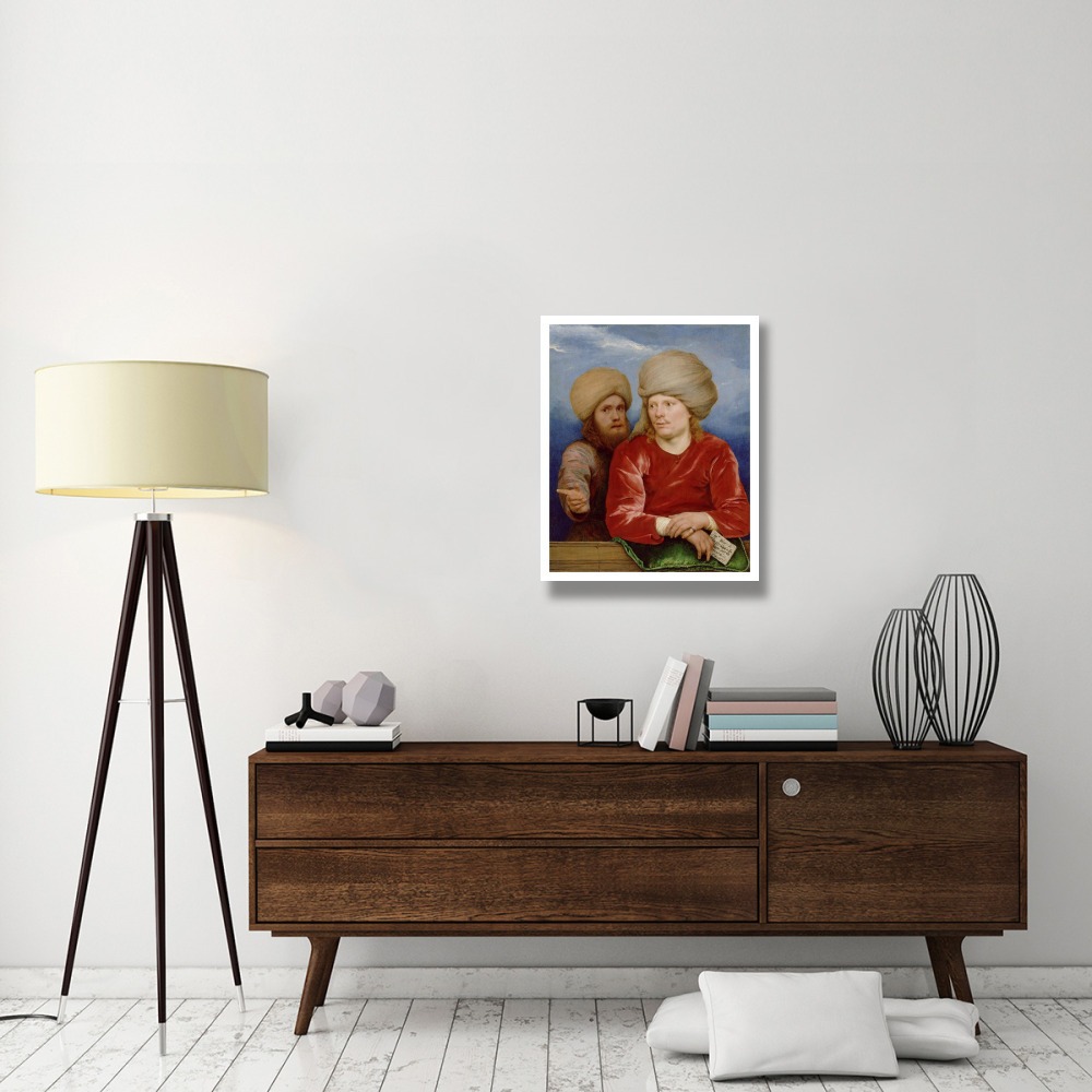 Double Portrait-Paper Art-24&quotx30"