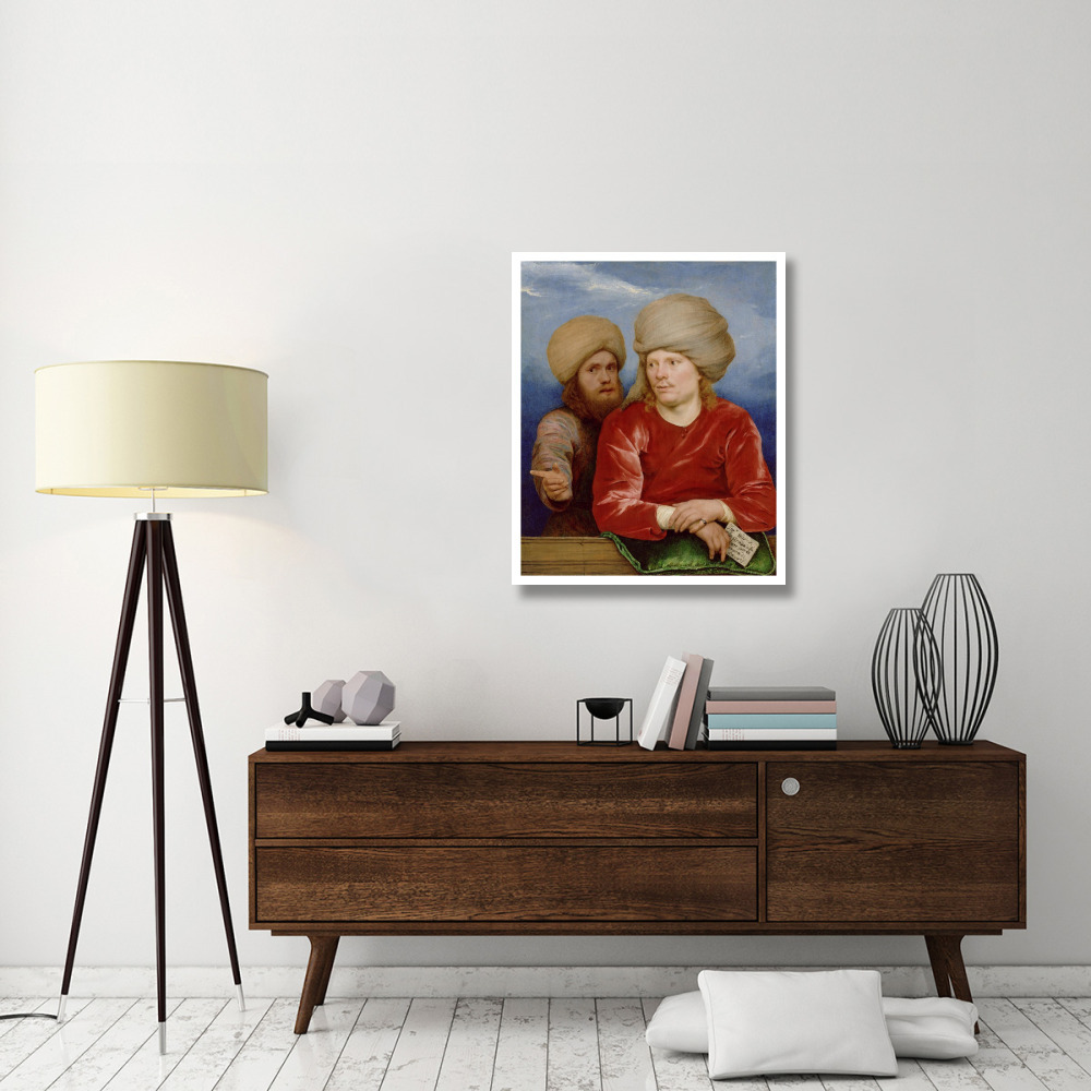 Double Portrait-Paper Art-30&quotx37"