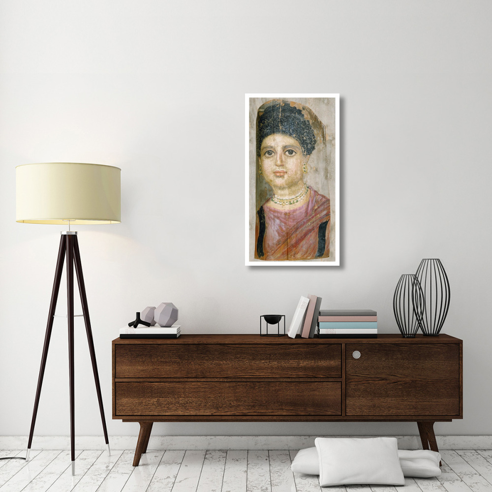 Mummy Portrait-Paper Art-23&quotx42"