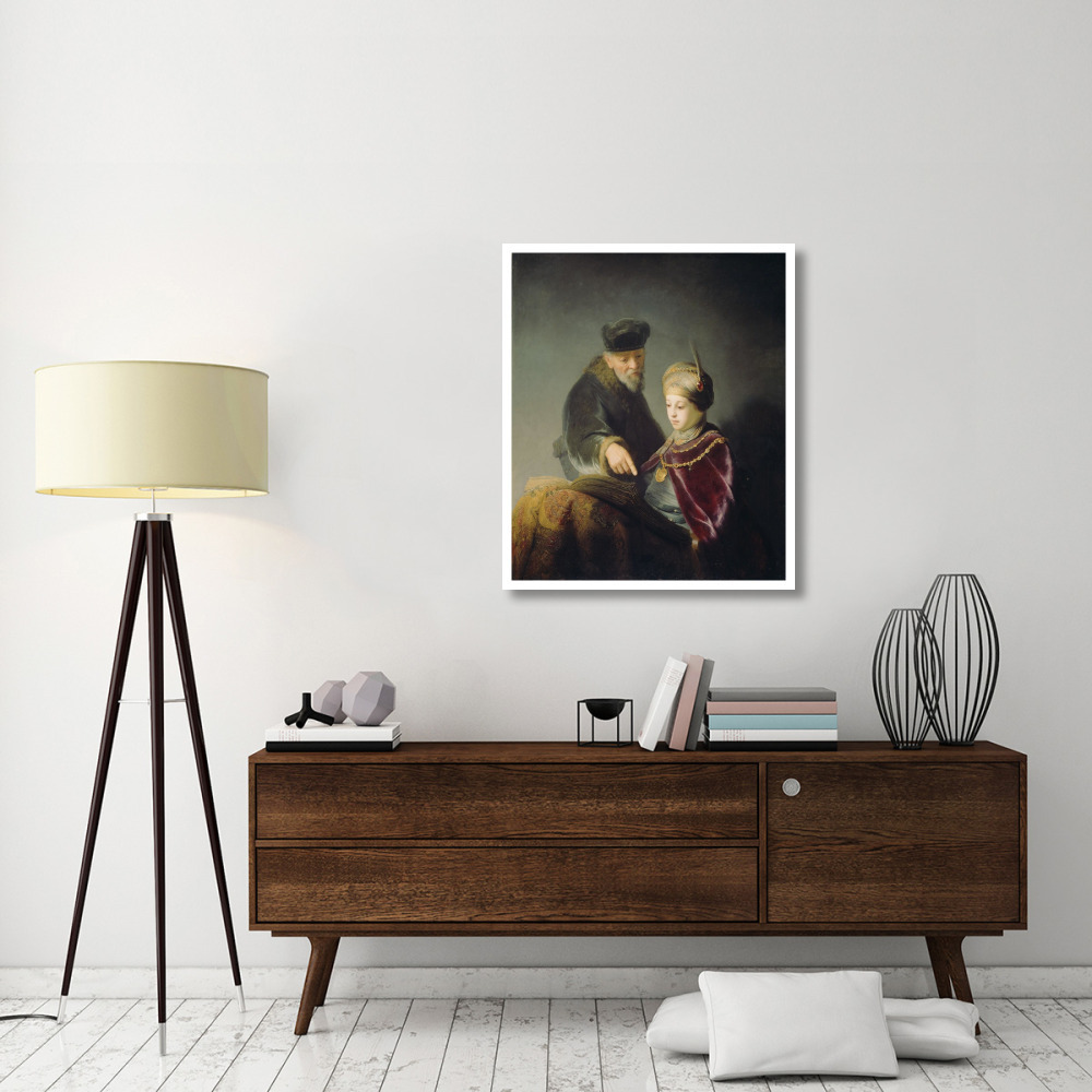 A Young Scholar and his Tutor-Paper Art-32&quotx38"