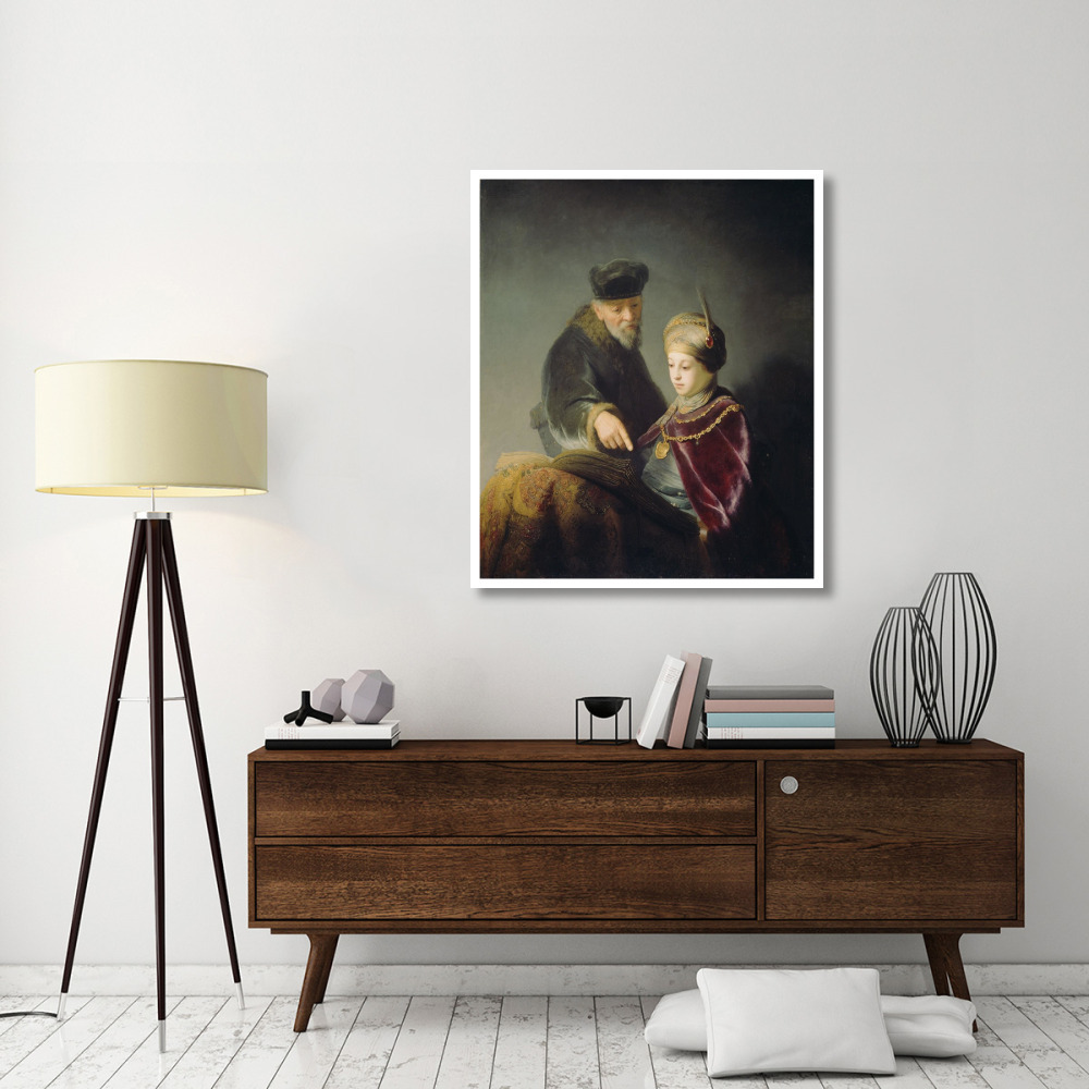 A Young Scholar and his Tutor-Paper Art-39&quotx46"