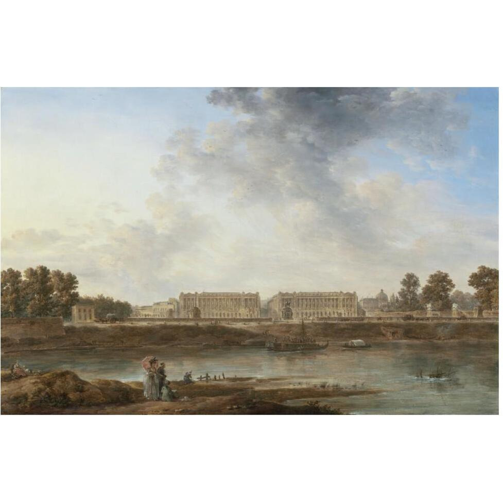 A View of Place Louis XV-Paper Art-62&quotx42"
