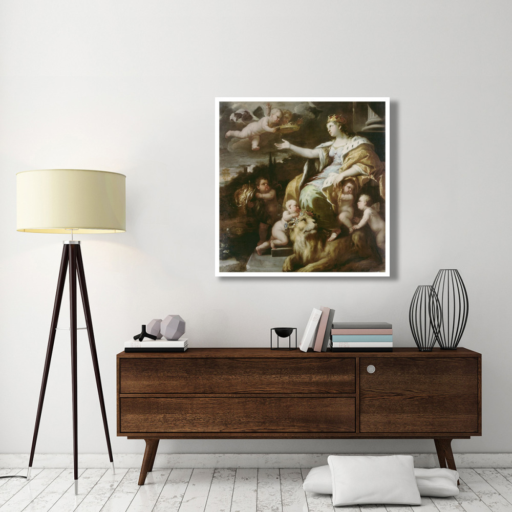 Allegory of Magnanimity-Paper Art-42&quotx42"
