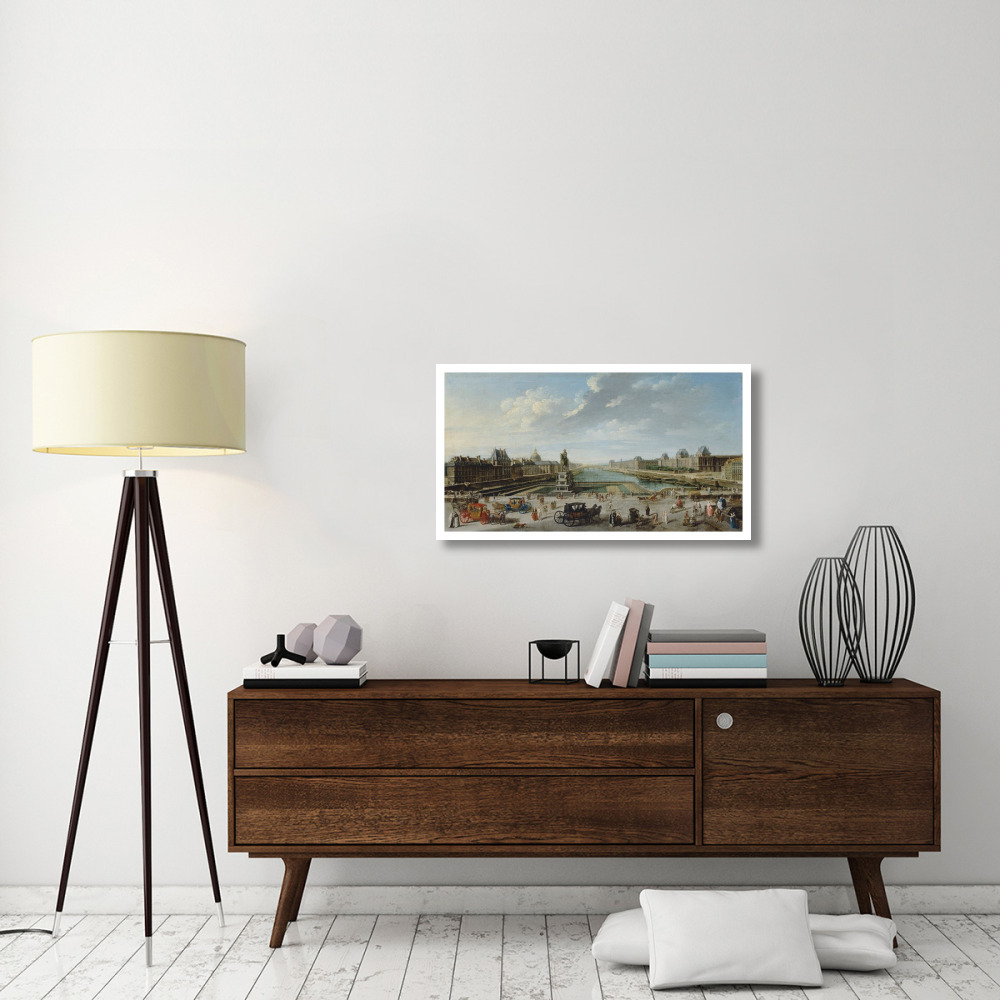 A View of Paris from the Pont Neuf-Paper Art-38&quotx21"