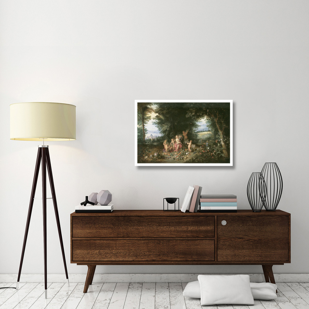 Landscape with Ceres (Allegory of Earth)-Paper Art-38&quotx26"