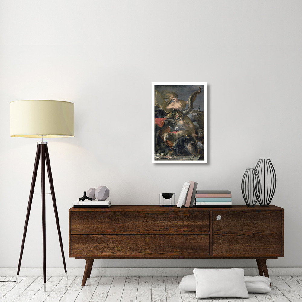 Allegory of Fortune-Paper Art-22&quotx32"