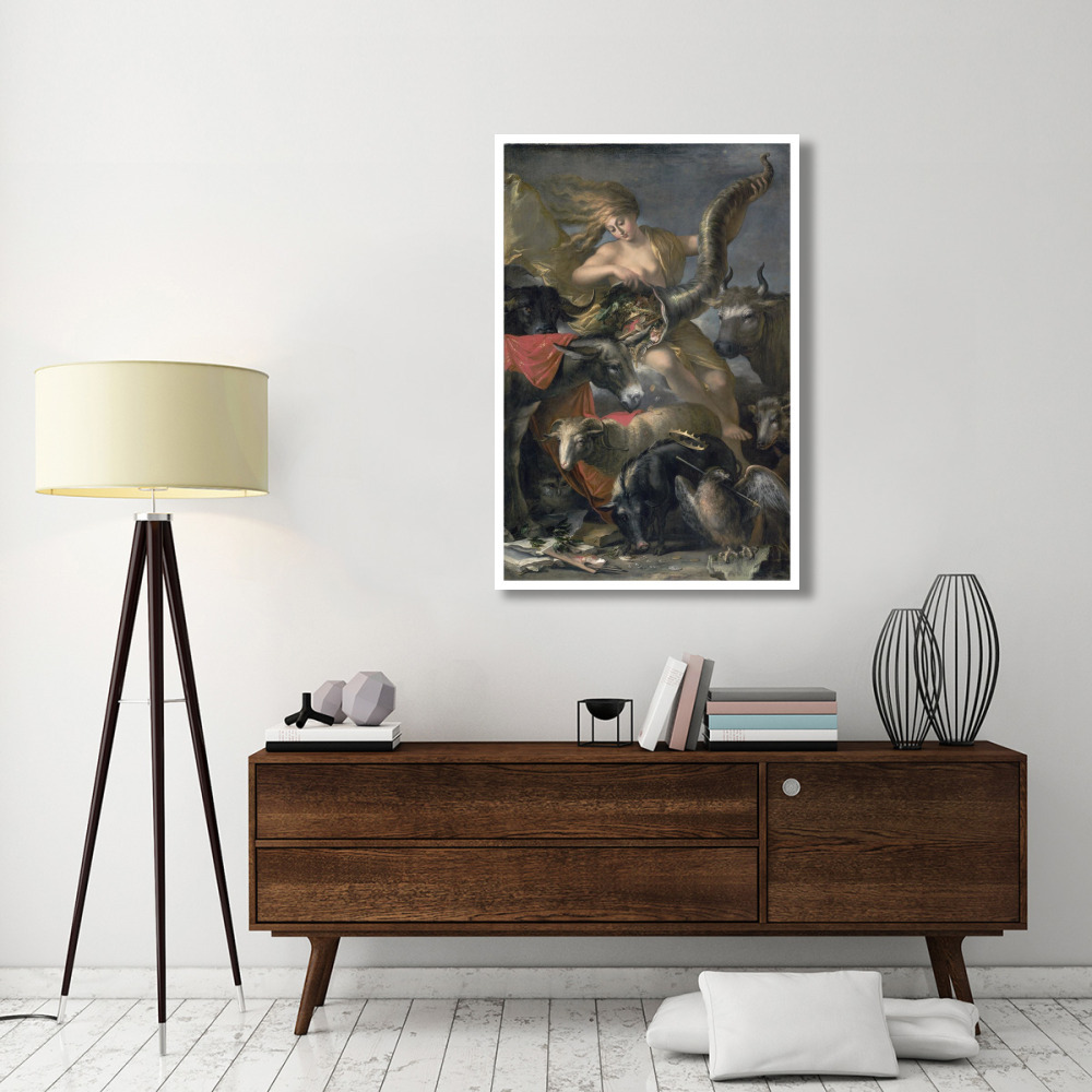 Allegory of Fortune-Paper Art-34&quotx50"