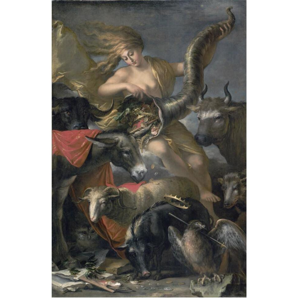Allegory of Fortune-Paper Art-42&quotx62"