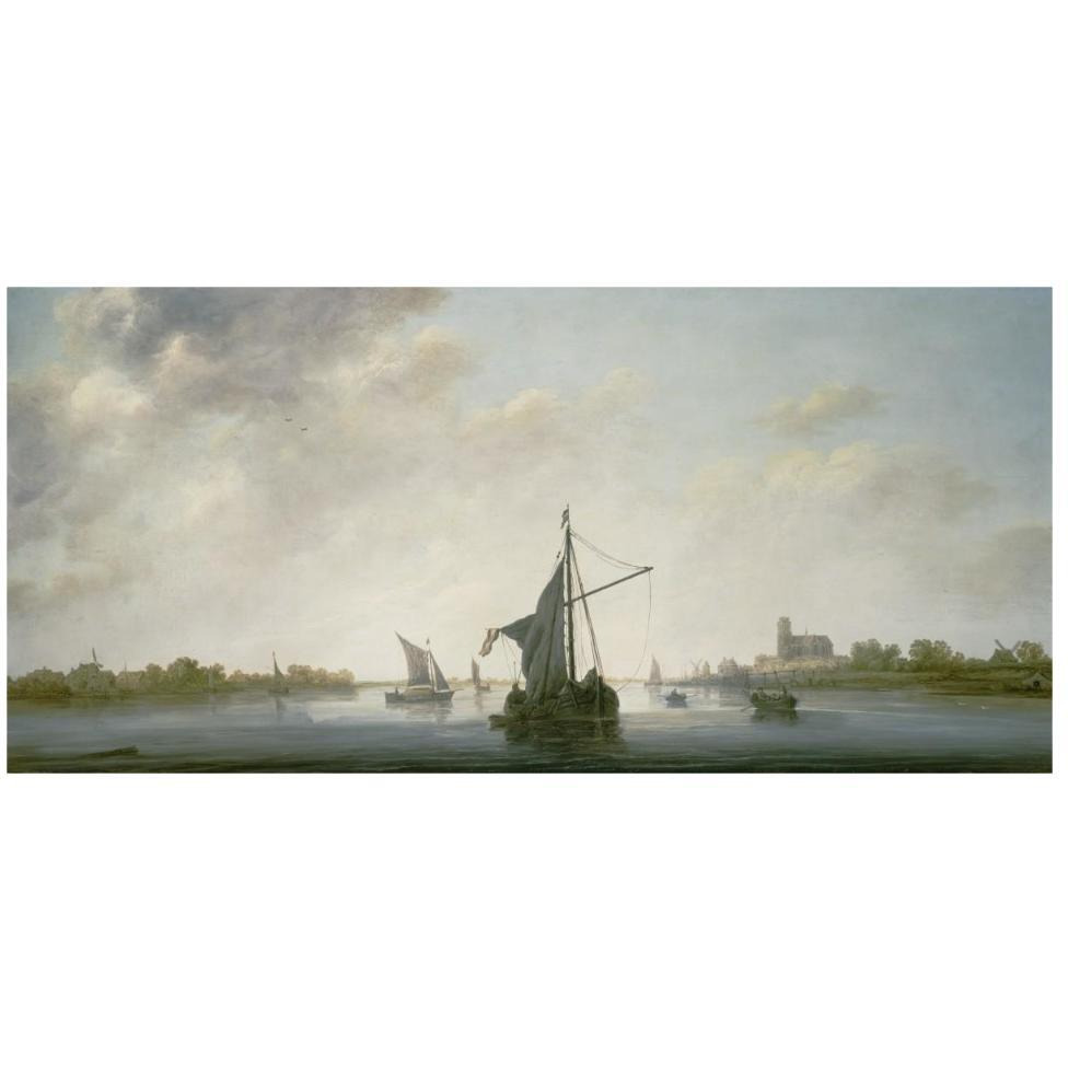 A View of the Maas at Dordrecht-Paper Art-46&quotx23"