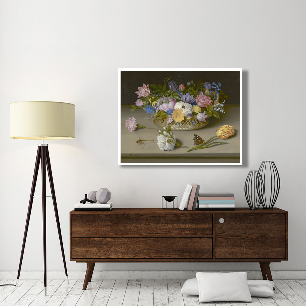 Flower Still Life-Paper Art-50&quotx38"