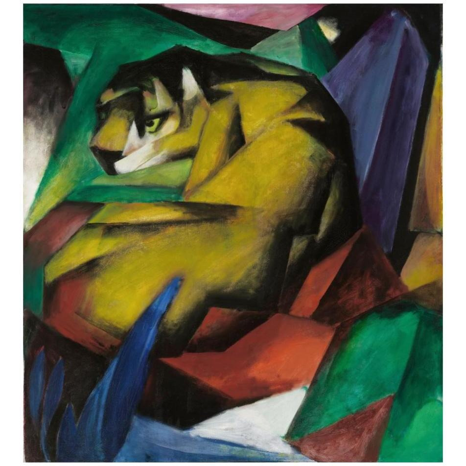 The Tiger, 1912-Paper Art-29&quotx32"
