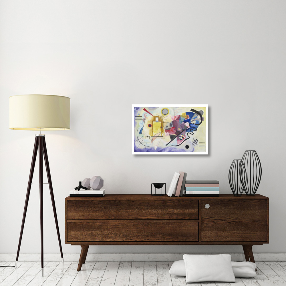Yellow-Red-Blue, 1925-Paper Art-32&quotx21"