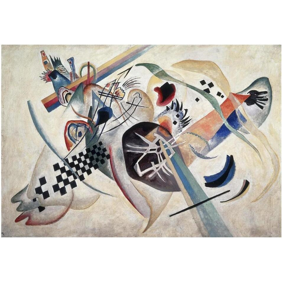 Composition 224 (On White), 1920-Paper Art-20&quotx14"