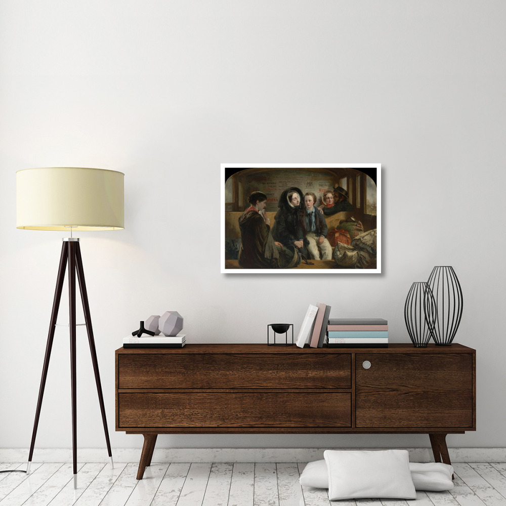 Second Class - The Parting, 1854-Paper Art-38&quotx26"