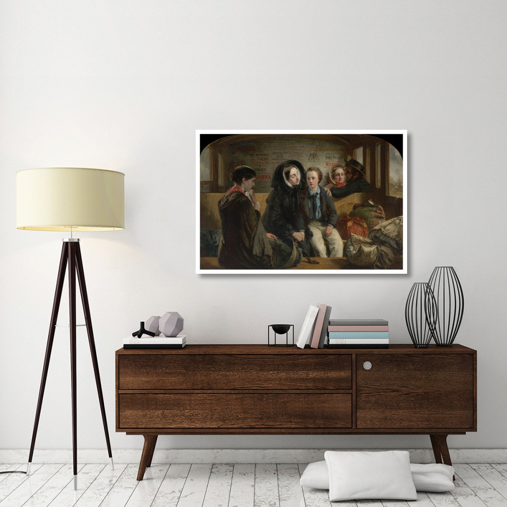 Second Class - The Parting, 1854-Paper Art-50&quotx34"