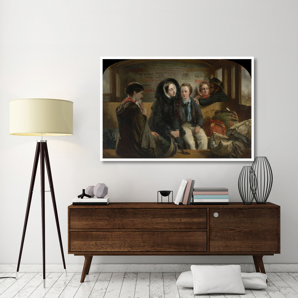 Second Class - The Parting, 1854-Paper Art-62&quotx42"